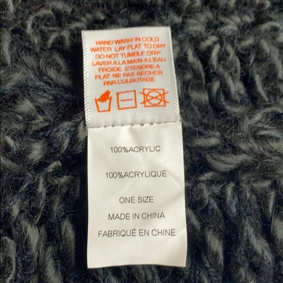 PISTIL Black Knit Cowl Neck Gator - Picture 6 of 6